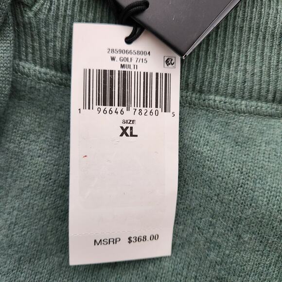 RLX Ralph Lauren Cashmere Jogger Pant XL Dusty Green Cozycore Quiet Luxury - Picture 4 of 10